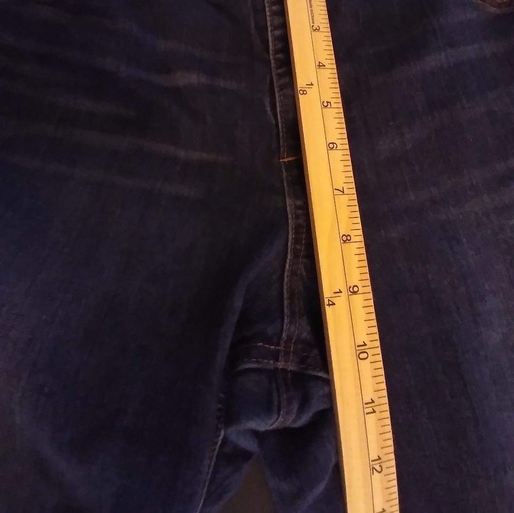 Vintage America Womens Denim Jean Boyfriend Size 14 Short Casual - Picture 4 of 9